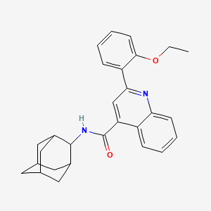 molecular formula C28H30N2O2 B5962895 N-(ADAMANTAN-2-YL)-2-(2-ETHOXYPHENYL)QUINOLINE-4-CARBOXAMIDE 