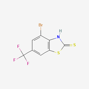 4-Bromo-6-(trifluoromethyl)benzo[d]thiazole-2-thiol
