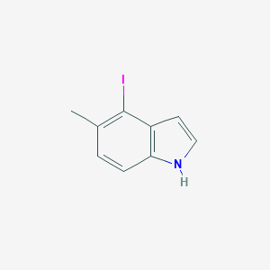 molecular formula C9H8IN B059630 4-iodo-5-methyl-1H-indole CAS No. 1227269-37-5