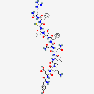 molecular formula C77H116N20O19S B596316 H-Tyr-Glu-Lys-Pro-Leu-Gln-Asn-Phe-Thr-Leu-Cys-Phe-Arg-NH2 CAS No. 198268-71-2