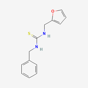 molecular formula C13H14N2OS B5963194 1-Benzyl-3-(furan-2-ylmethyl)thiourea CAS No. 32564-37-7