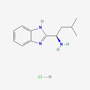 (R)-1-(1H-Benzimidazol-2-YL)-3-methylbutylamine hydrochloride
