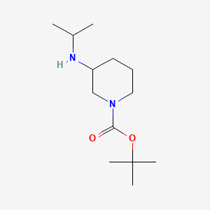 molecular formula C13H26N2O2 B596337 tert-Butyl 3-(isopropylamino)piperidine-1-carboxylate CAS No. 1282742-29-3