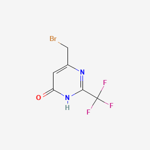 6-(Bromomethyl)-2-(trifluoromethyl)pyrimidin-4-ol