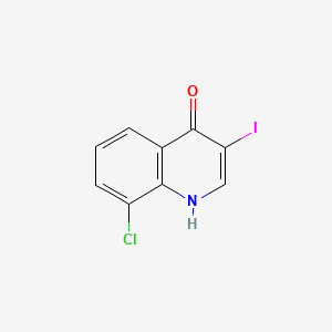 molecular formula C9H5ClINO B596369 8-Chloro-3-iodoquinolin-4(1H)-one CAS No. 1330750-92-9