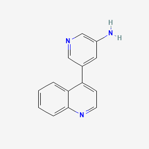 5-(Quinolin-4-yl)pyridin-3-amine