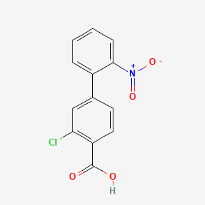 2-Chloro-4-(2-nitrophenyl)benzoic acid