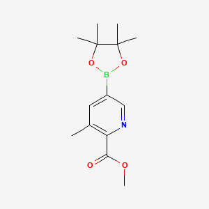Methyl 3-methyl-5-(4,4,5,5-tetramethyl-1,3,2-dioxaborolan-2-YL)picolinate