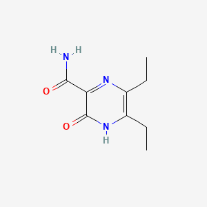 5,6-Diethyl-3-hydroxypyrazine-2-carboxamide