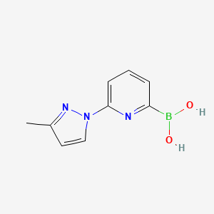 (6-(3-Methyl-1H-pyrazol-1-yl)pyridin-2-yl)boronic acid
