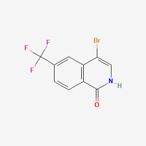 4-bromo-6-(trifluoromethyl)isoquinolin-1(2H)-one
