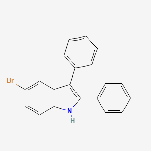 molecular formula C20H14BrN B596417 5-Bromo-2,3-diphenyl-1H-indole CAS No. 1259224-11-7