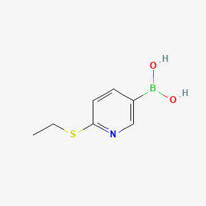 (6-(Ethylthio)pyridin-3-yl)boronic acid