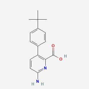 6-Amino-3-(4-t-butylphenyl)picolinic acid