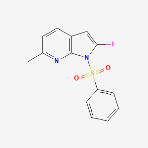 1-(Phenylsulfonyl)-2-iodo-6-methyl-7-azaindole