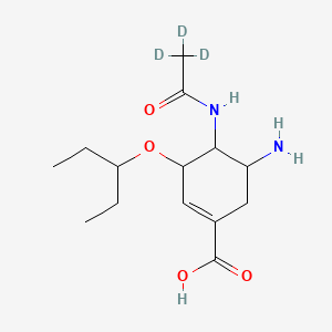 molecular formula C14H24N2O4 B596441 Oseltamivir-d3 Acid CAS No. 1219172-31-2