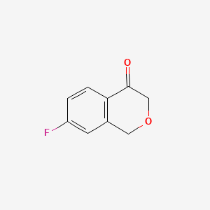 molecular formula C9H7FO2 B596450 7-Fluoroisochroman-4-one CAS No. 1260675-88-4