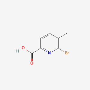molecular formula C7H6BrNO2 B596451 6-Bromo-5-methylpicolinic acid CAS No. 1211516-25-4