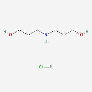 molecular formula C6H16ClNO2 B596454 3,3'-Azanediylbis(propan-1-ol) hydrochloride CAS No. 102878-91-1