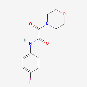 molecular formula C12H13FN2O3 B5964570 N-(4-FLUOROPHENYL)-2-MORPHOLINO-2-OXOACETAMIDE 