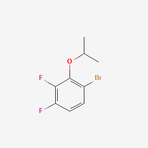 molecular formula C9H9BrF2O B596458 1-Bromo-3,4-difluoro-2-isopropoxybenzene CAS No. 1242070-97-8