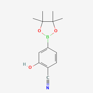 2-Hydroxy-4-(4,4,5,5-tetramethyl-1,3,2-dioxaborolan-2-yl)benzonitrile