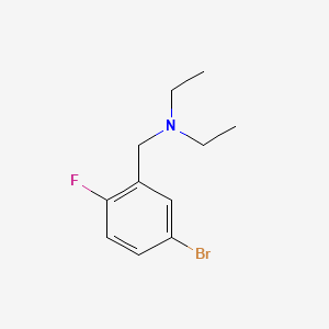 4-Bromo-2-(diethylaminomethyl)-1-fluorobenzene