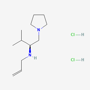 (S)-1-Pyrrolidin-2-isopropyl-2-N-allyl-amino-ethane 2hcl