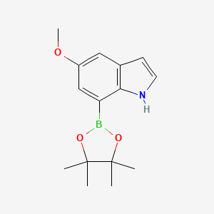 5-methoxy-7-(4,4,5,5-tetramethyl-1,3,2-dioxaborolan-2-yl)-1H-indole