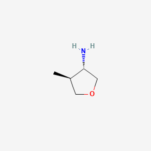(3S,4S)-4-Methyloxolan-3-aMine