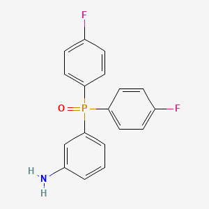 3-[Bis(4-fluorophenyl)phosphinyl]benzenamine