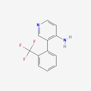 3-(2-(Trifluoromethyl)phenyl)pyridin-4-amine
