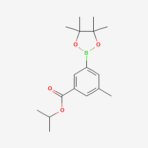 Isopropyl 3-methyl-5-(4,4,5,5-tetramethyl-1,3,2-dioxaborolan-2-yl)benzoate