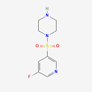 1-(5-Fluoropyridin-3-ylsulfonyl)piperazine