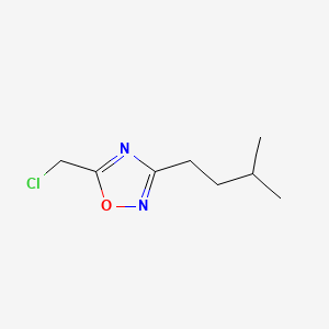 5-(Chloromethyl)-3-isopentyl-1,2,4-oxadiazole