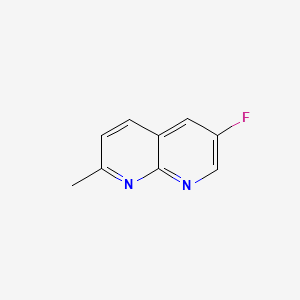 molecular formula C9H7FN2 B596559 6-Fluoro-2-methyl-1,8-naphthyridine CAS No. 1222533-71-2