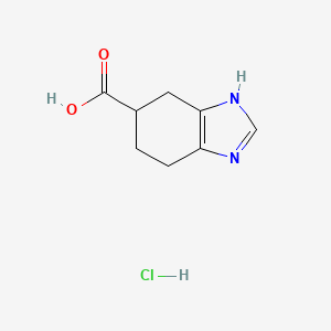 4,5,6,7-Tetrahydro-1H-benzoimidazole-5-carboxylic acid hydrochloride