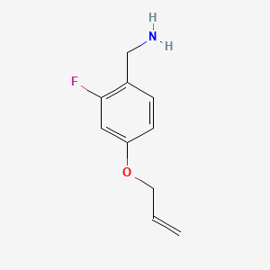 (4-(Allyloxy)-2-fluorophenyl)methanamine
