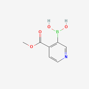 (4-(Methoxycarbonyl)pyridin-3-yl)boronic acid