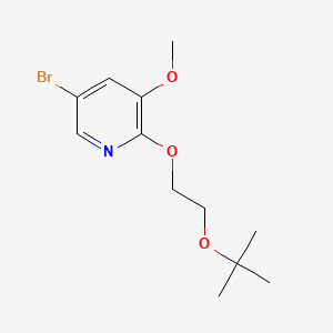 5-Bromo-2-(2-(tert-butoxy)ethoxy)-3-methoxypyridine