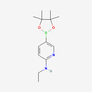N-ethyl-5-(4,4,5,5-tetramethyl-1,3,2-dioxaborolan-2-yl)pyridin-2-amine