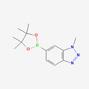 1-methyl-6-(4,4,5,5-tetramethyl-1,3,2-dioxaborolan-2-yl)-1H-benzo[d][1,2,3]triazole