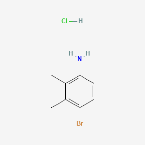 molecular formula C8H11BrClN B596589 4-Bromo-2,3-dimethylaniline hydrochloride CAS No. 1215205-95-0