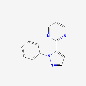 2-(1-phenyl-1H-pyrazol-5-yl)pyrimidine
