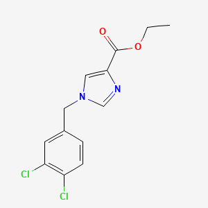 Ethyl 1-(3,4-dichlorobenzyl)-1H-imidazole-4-carboxylate