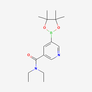 N,N-diethyl-5-(4,4,5,5-tetramethyl-1,3,2-dioxaborolan-2-yl)nicotinamide