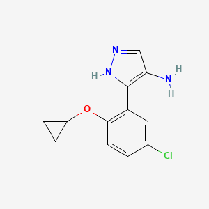 3-(5-chloro-2-cyclopropoxyphenyl)-1H-pyrazol-4-amine