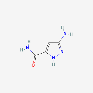 5-amino-1H-pyrazole-3-carboxamide