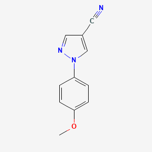 1-(4-methoxyphenyl)-1H-pyrazole-4-carbonitrile