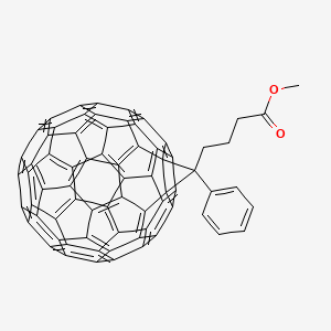 3'H-Cyclopropa[1,9][5,6]fullerene-C60-Ih-3'-butanoic acid, 3'-phenyl-, methyl ester